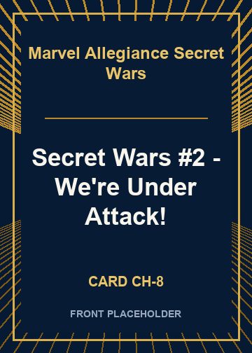 Secret Wars #2 - We're Under Attack! card thumbnail