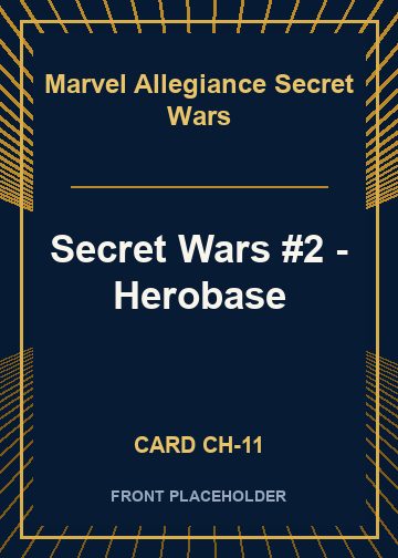 Secret Wars #2 - Herobase front card image