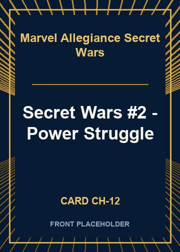 Secret Wars #2 - Power Struggle card thumbnail