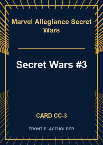 Secret Wars #3 card thumbnail