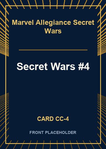 Secret Wars #4 card thumbnail