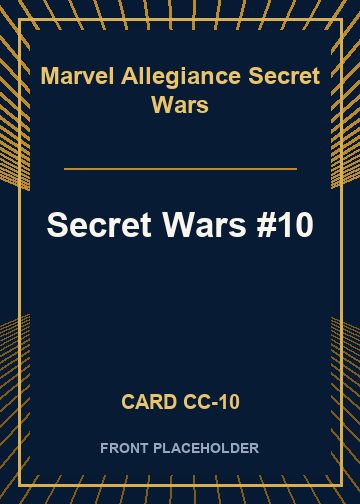 Secret Wars #10 card thumbnail