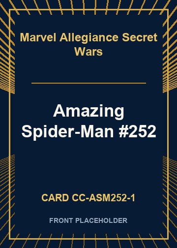 Amazing Spider-Man #252 card thumbnail