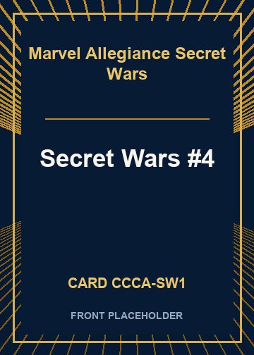 Secret Wars #4 card thumbnail