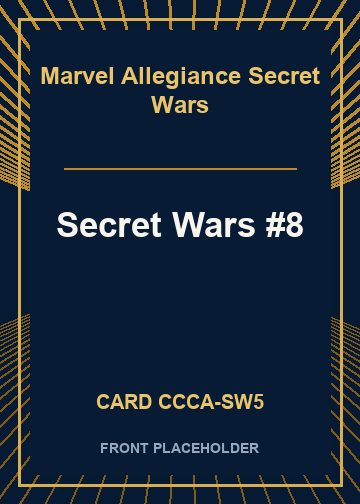 Secret Wars #8 card thumbnail
