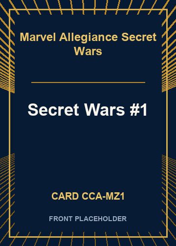 Secret Wars #1 card thumbnail