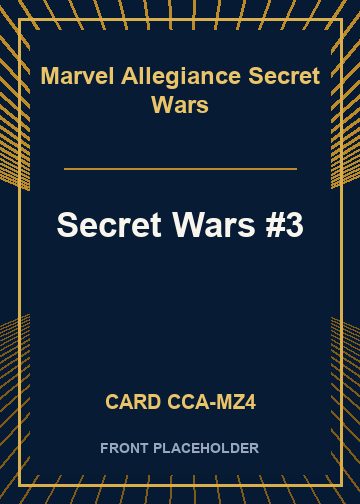 Secret Wars #3 card thumbnail