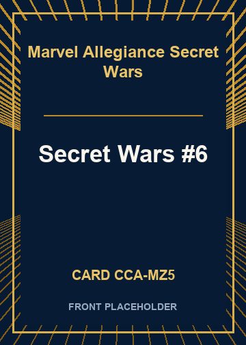 Secret Wars #6 card thumbnail