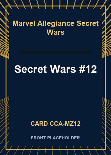 Secret Wars #12 card thumbnail