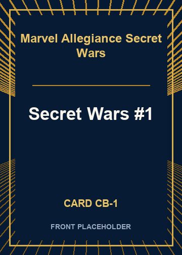 Secret Wars #1 card thumbnail