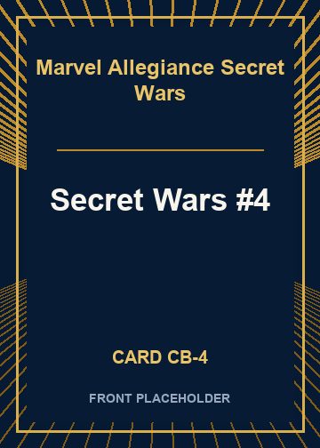 Secret Wars #4 card thumbnail
