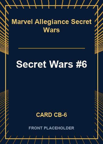 Secret Wars #6 card thumbnail