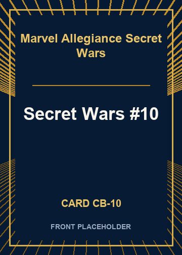 Secret Wars #10 card thumbnail
