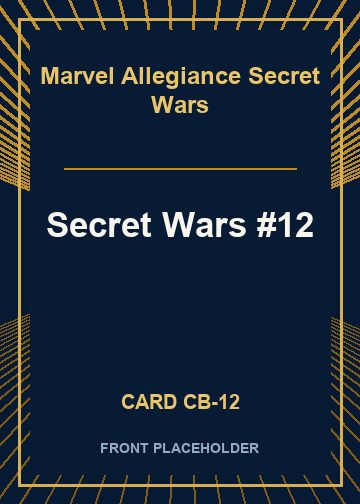 Secret Wars #12 card thumbnail