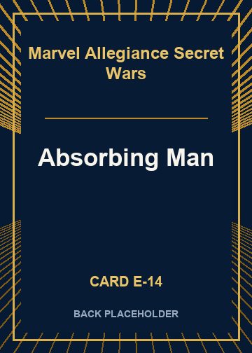 Absorbing Man back card image