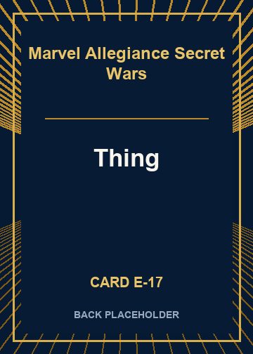 Thing back card image