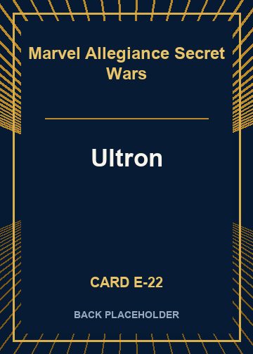 Ultron back card image