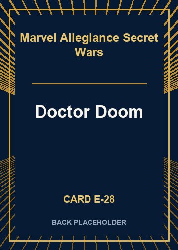 Doctor Doom back card image