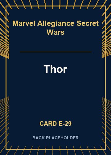 Thor back card image