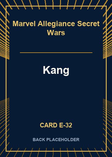 Kang back card image