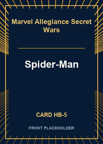 Spider-Man front card image
