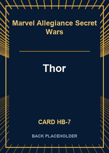 Thor back card image
