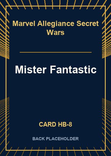 Mister Fantastic back card image
