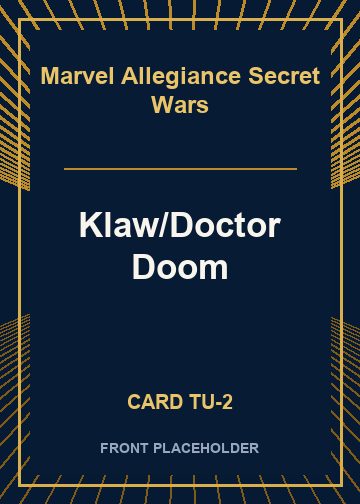 Klaw/Doctor Doom card thumbnail