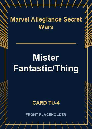Mister Fantastic/Thing card thumbnail