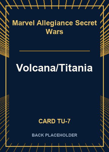Volcana/Titania back card image