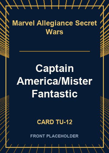 Captain America/Mister Fantastic card thumbnail