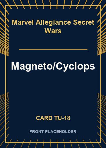 Magneto/Cyclops front card image