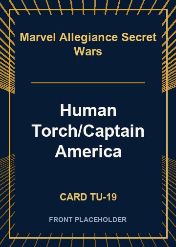 Human Torch/Captain America card thumbnail
