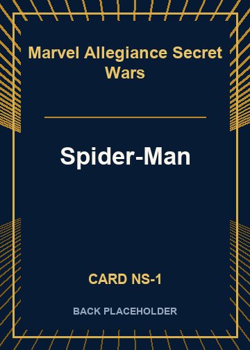Spider-Man back card image