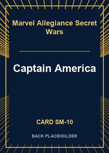 Captain America back card image