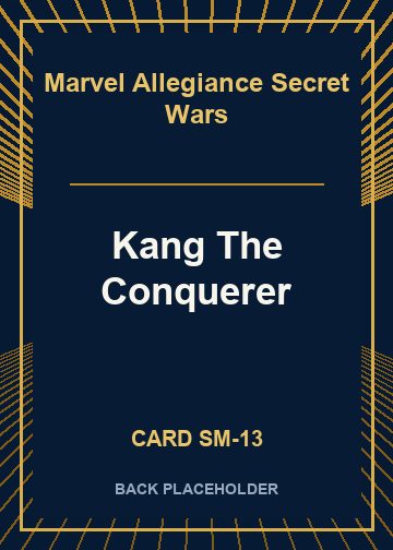 Kang The Conquerer back card image