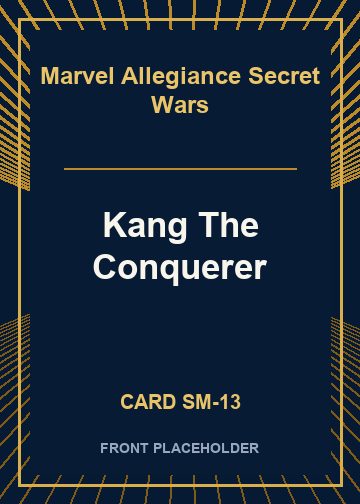 Kang The Conquerer card thumbnail