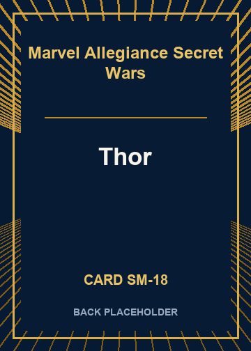 Thor back card image