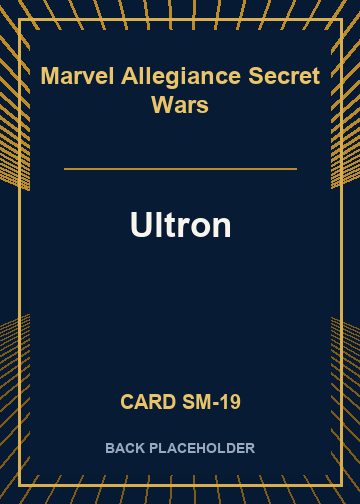 Ultron back card image