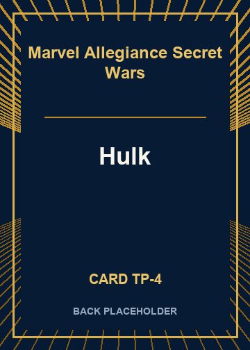 Hulk back card image