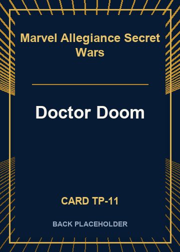 Doctor Doom back card image