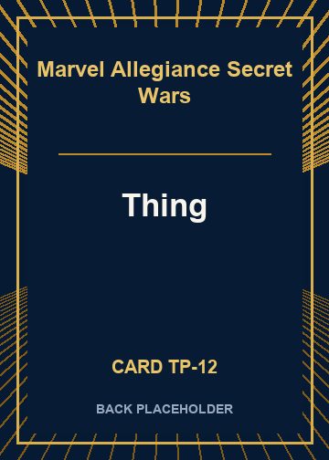 Thing back card image