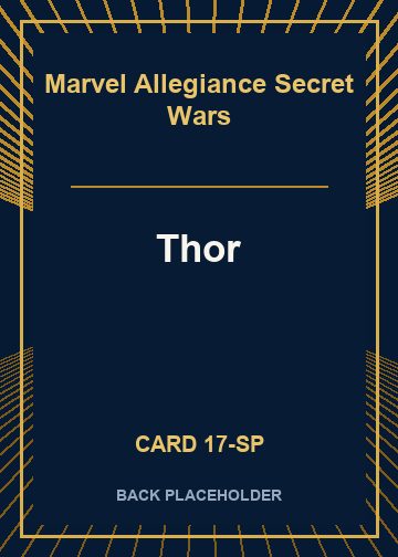 Thor back card image