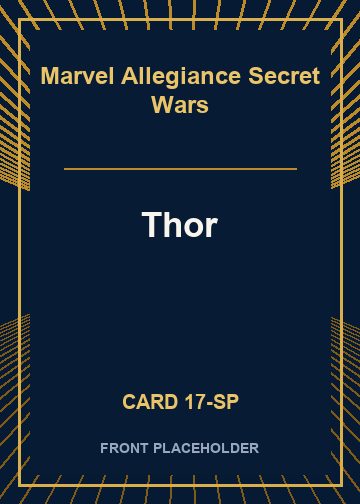 Thor front card image