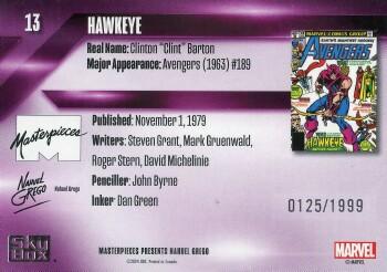 Hawkeye back artwork