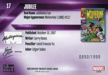 Jubilee back artwork