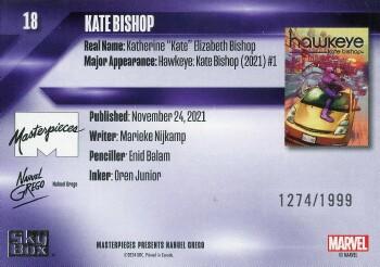 Kate Bishop back artwork
