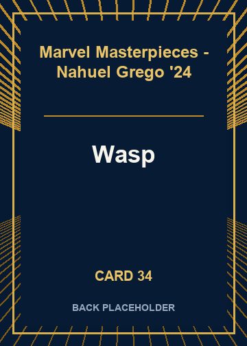 Wasp back artwork