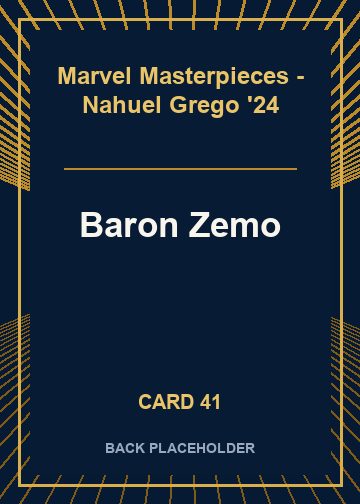 Baron Zemo back card image