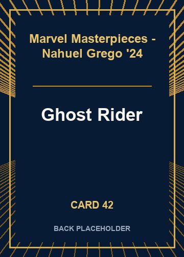 Ghost Rider back card image